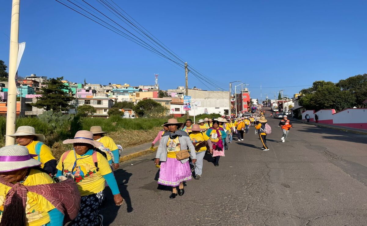 El contingente es de más de 100 mil peregrinos y 650 vehículos de apoyo / Foto Michelle Sánchez