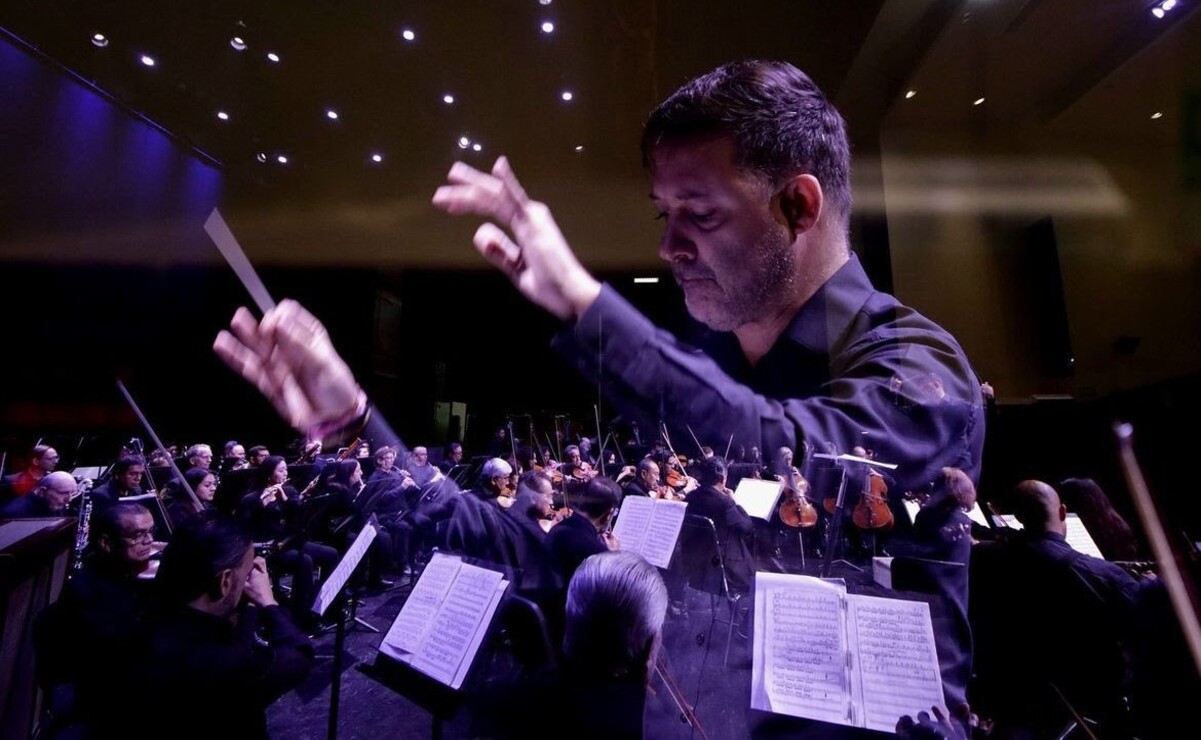 La dirección de Rodrigo Macías fue clave para resaltar la complejidad y la belleza de las piezas musicales. Foto: Especial