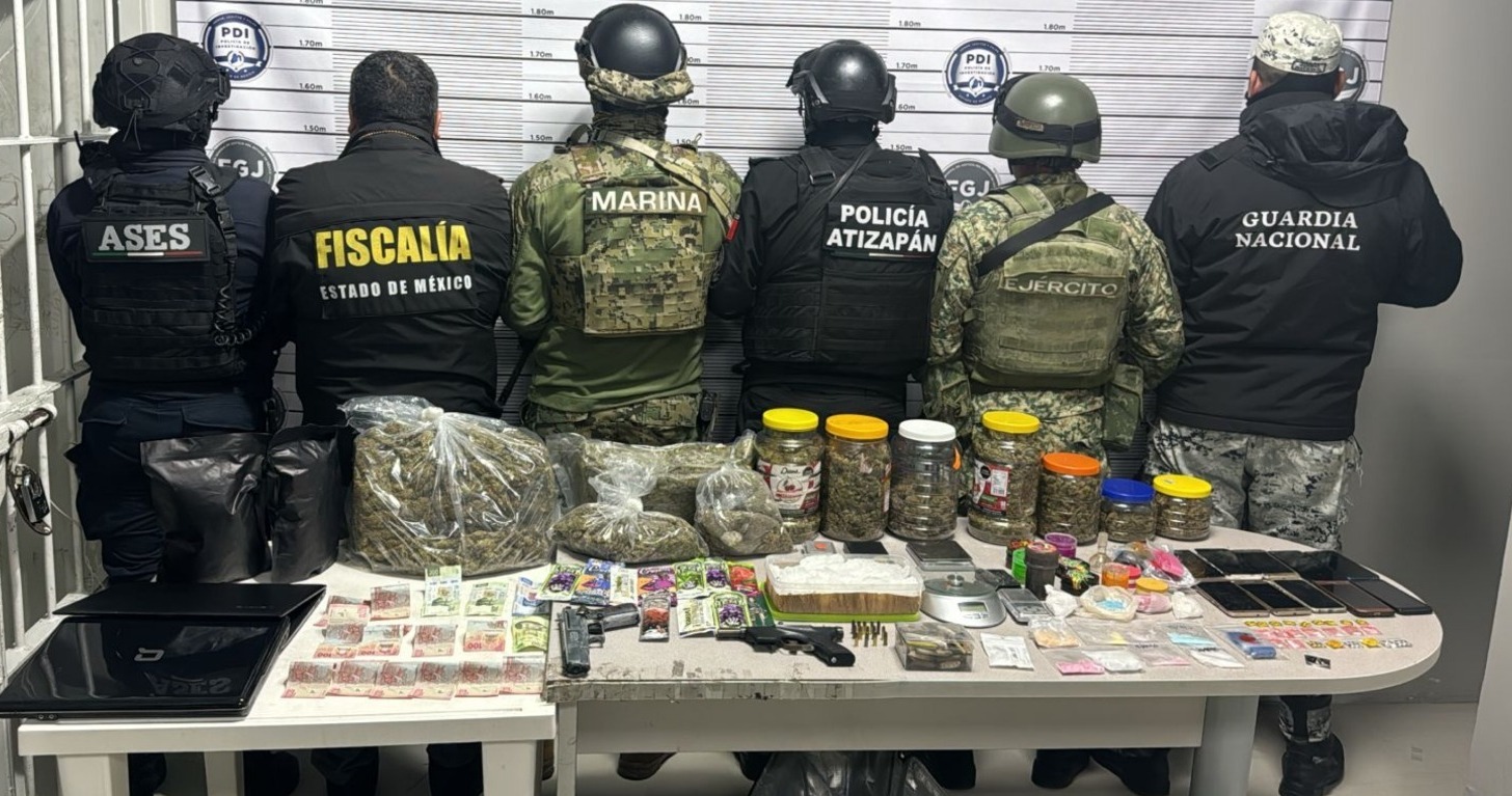 Identifican punto de venta de droga en Atizapán de Zaragoza