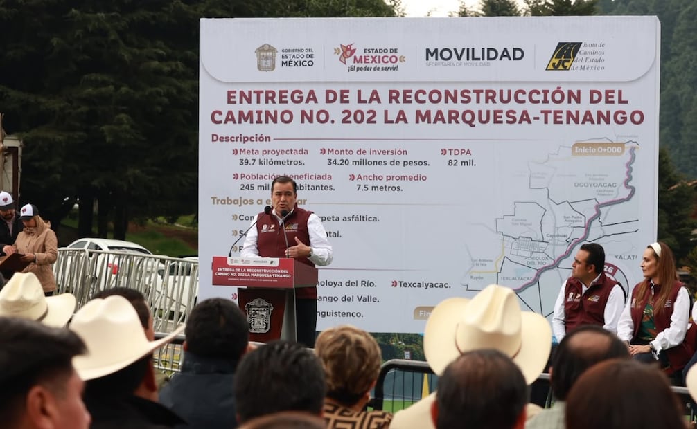 La carretera funge como la puerta de entrada hacia destinos emblemáticos del sur mexiquense, como Malinalco y el santuario de Chalma. Foto Alejandro Vargas / El Universal