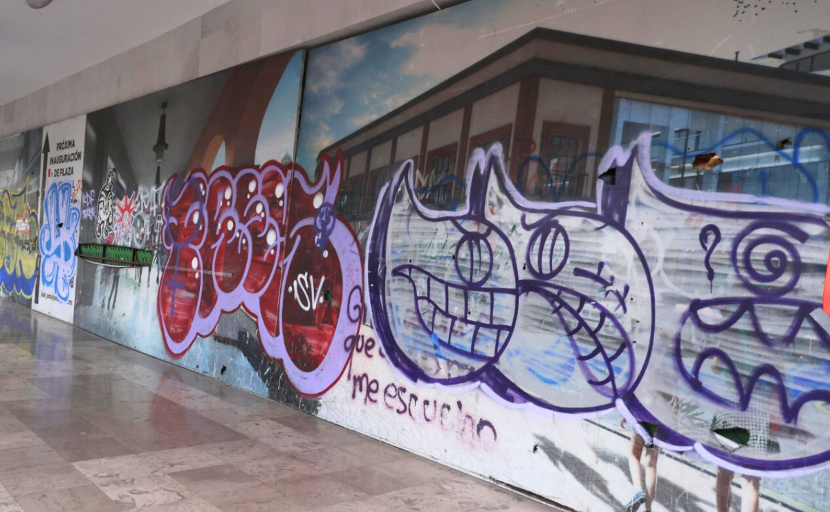 Una batalla por las paredes: El graffiti, un desafío constante para la imagen urbana de Toluca Foto: Arturo Hernández