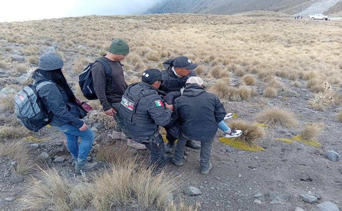 Los uniformados de Alta Montaña le brindaron los primeros auxilios / Foto Especial