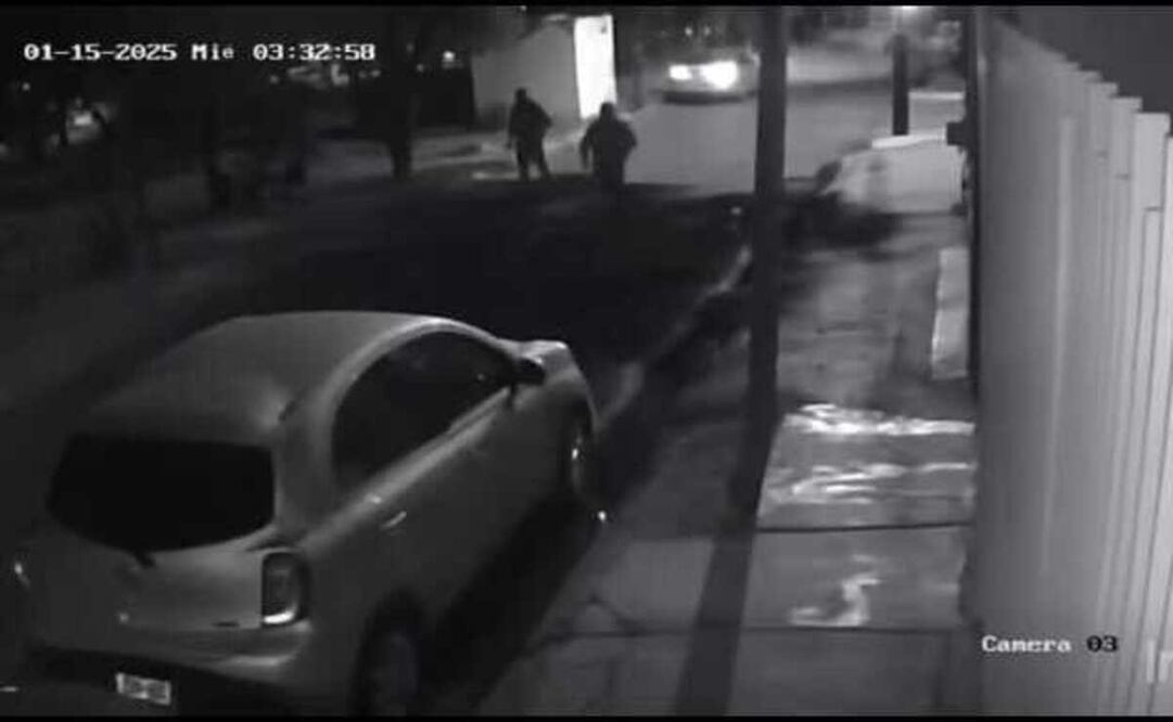 Una cámara de seguridad vecinal captó el robo / Foto: Especial