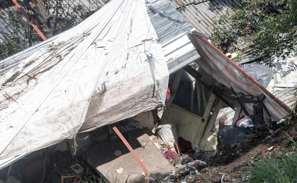 La casa de la familia Bejarano se derrumbó por las intensas lluvias. Foto: Yaretzi Osnaya.