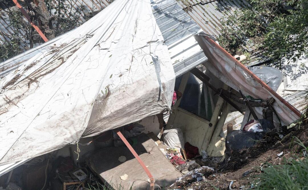 La familia Bejarano es una de las tantas perjudicadas por las intensas lluvias en Naucalpan. Foto: Yaretzi Osnaya.