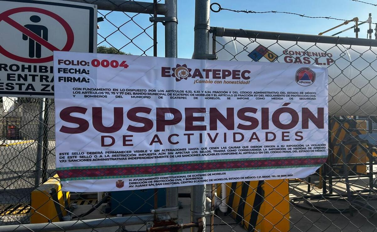 Inhabilitan 15 estaciones de gas LP por irregularidades en Ecatepec