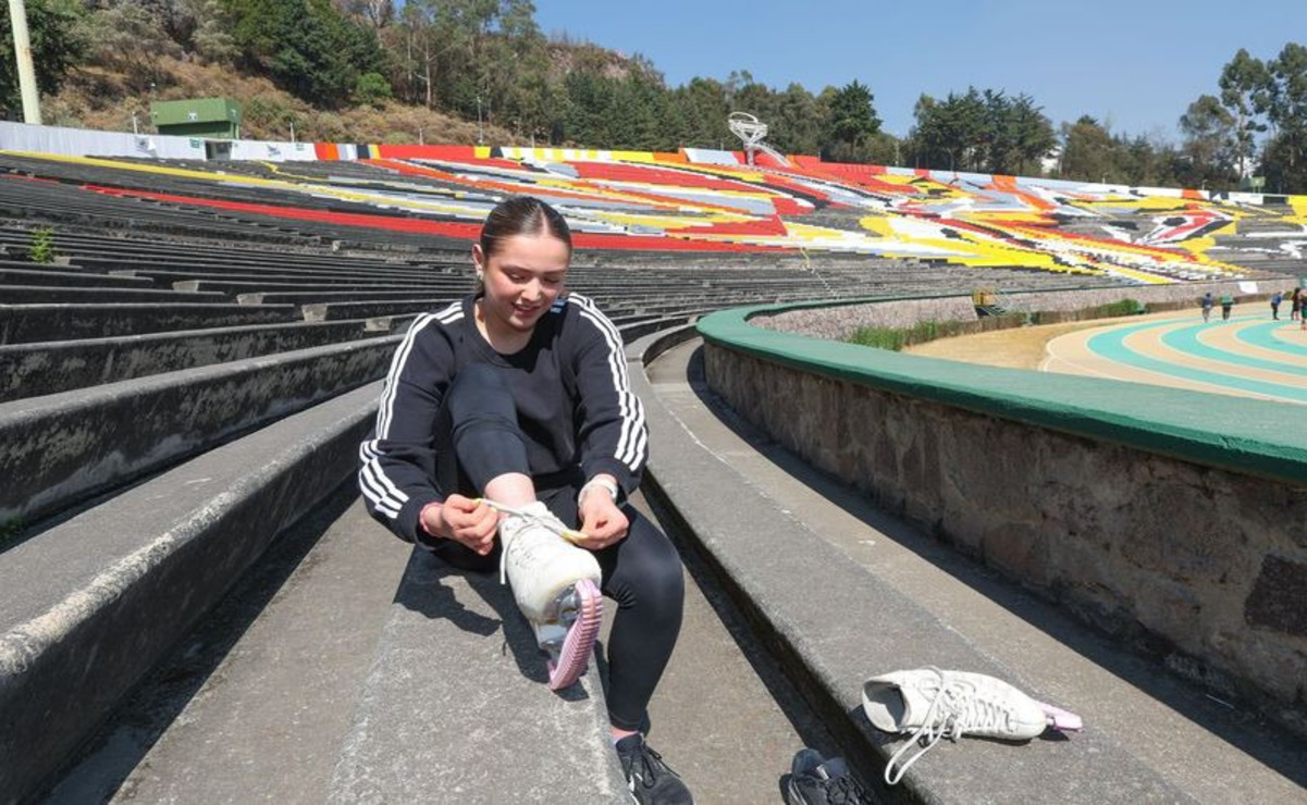Para Andrea Gómez no ha sido fácil durante su trayectoria combinar los entrenamientos con los estudios. Foto: Especial
