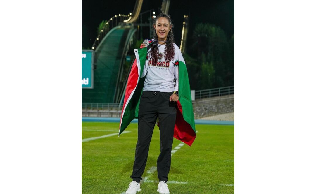 La entrenadora Topacio Daniela Conde Ávila se muestra optimista y señala que el equipo azteca se ha trazado como objetivo, subir al podio en los Juegos Olímpicos de Los Ángeles 2028. Foto: Especial