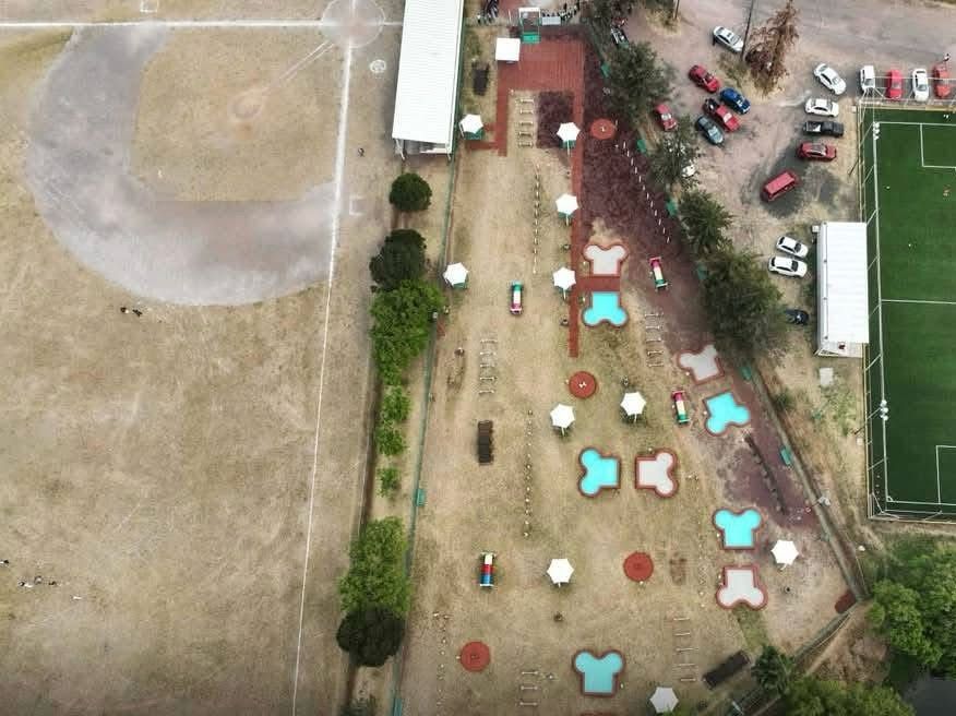 El Parque Canino de Atlacomulco fue reinaugurado para ofrecer un espacio seguro a mascotas. Foto Especial