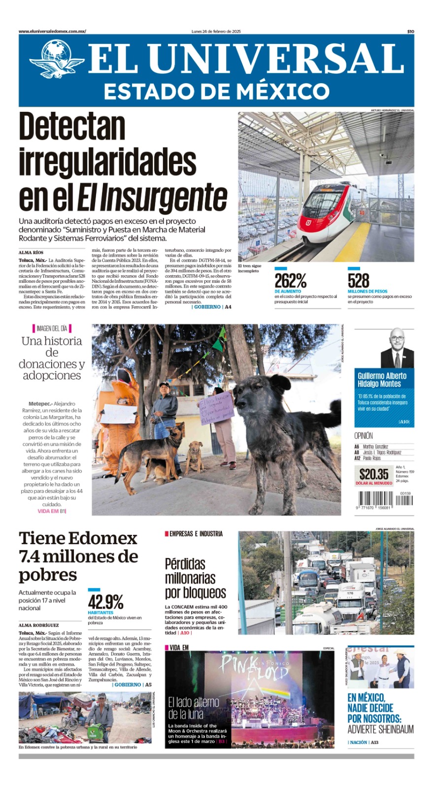 Portada 24 de febrero 2025