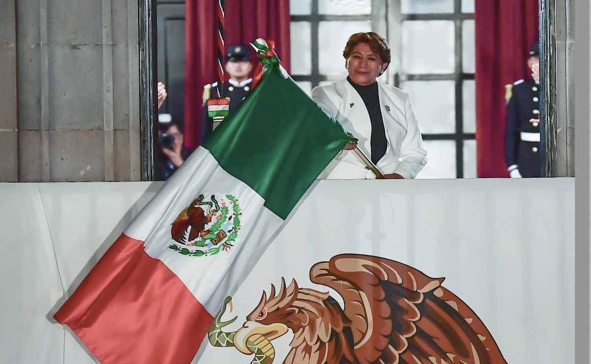 Gobernadora Delfina Gómez da el Grito de Independencia en el 215 aniversario de la gesta heroica