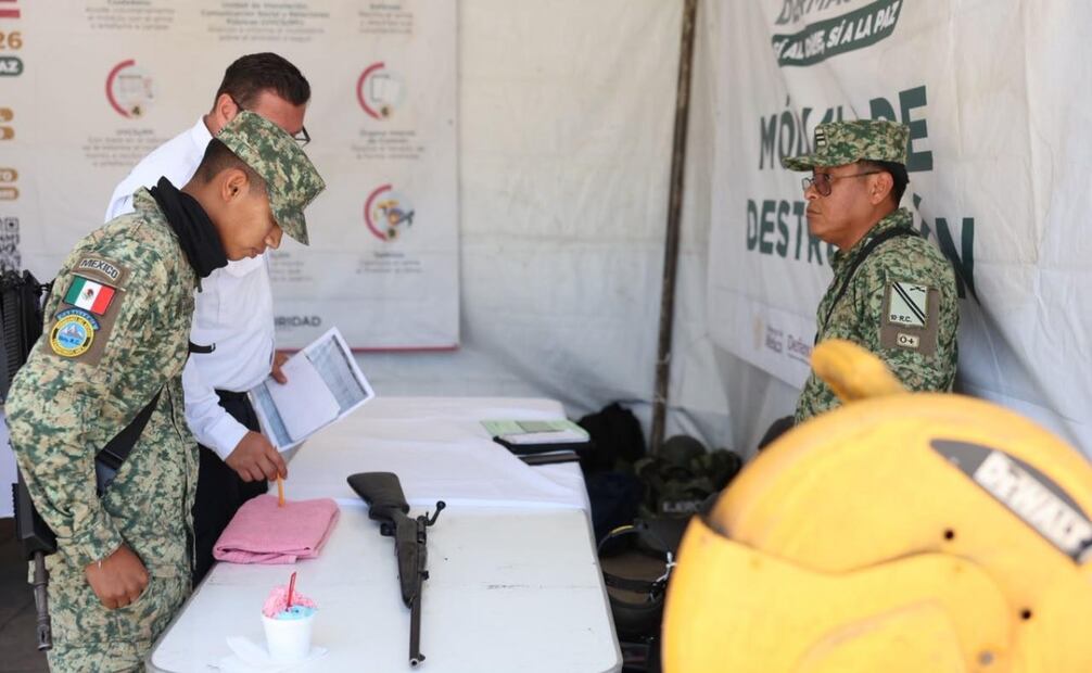 Los módulos del programa Canje de Armas 2026 operan bajo estrictas medidas de confidencialidad y sin solicitar datos personales en el Estado de México. Foto Especial