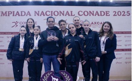 Gimnasia mexiquense brilla en la Olimpiada Nacional 2025 con tercer lugar general