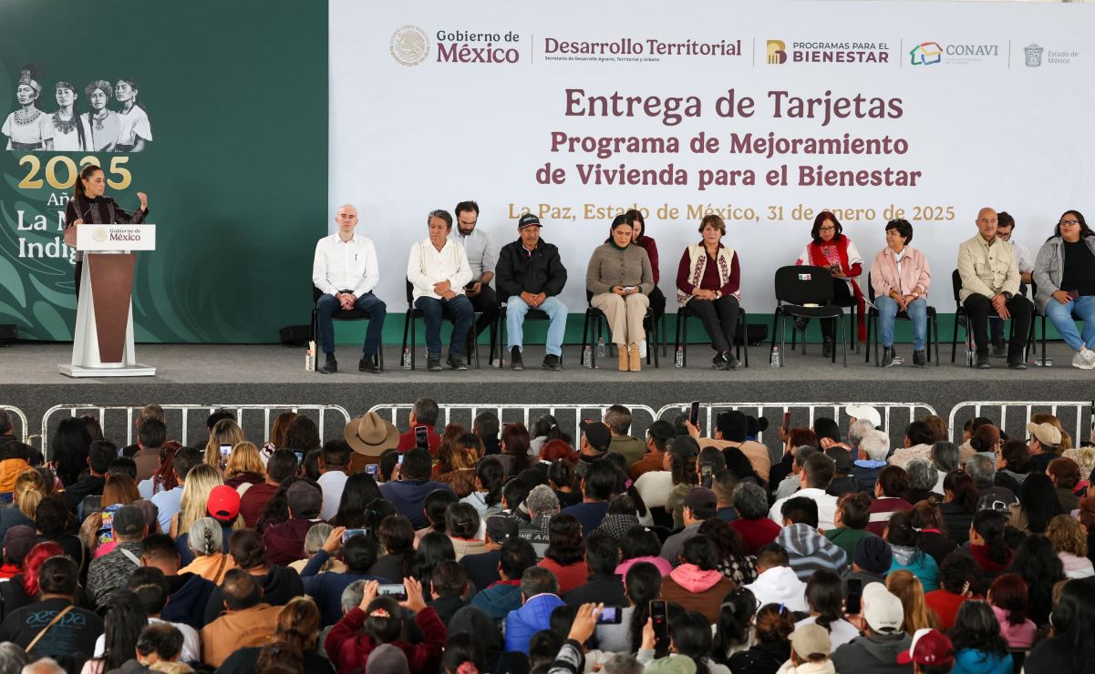 Mujeres con Bienestar, que aplicó un total de 9 mil 486.6 mdp, beneficiando a 650 mil mujeres / Foto: Luis Camacho/EL UNIVERSAL