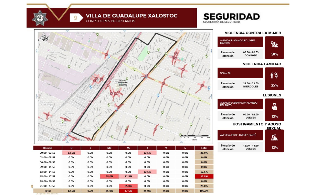 Violencia contra la mujer en Edomex: un mapa revela las 110 colonias donde las mujeres corren mayor peligro. Foto: Especial