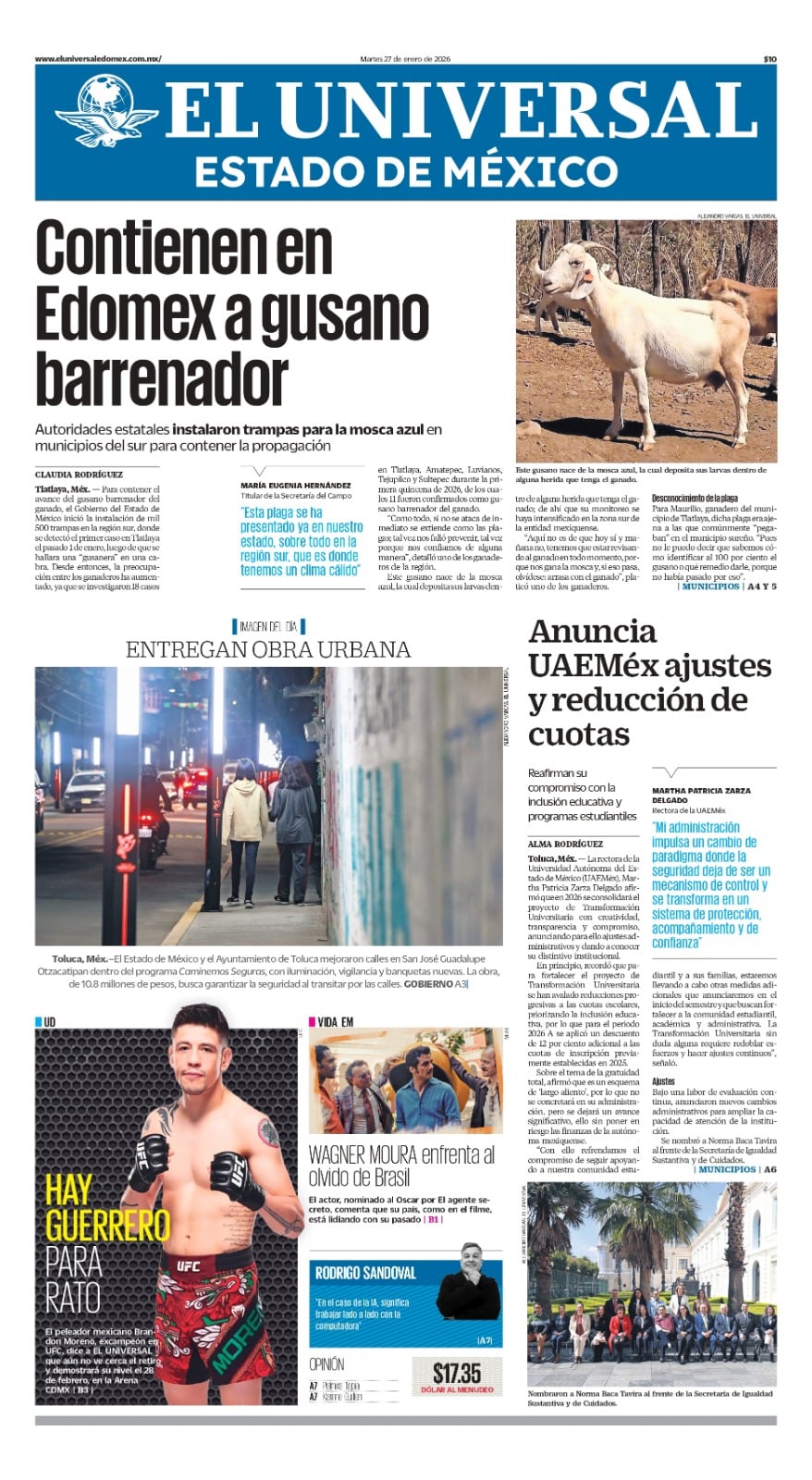 Portada 27 de enero de 2026