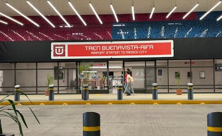 A tres días de su apertura, alistan nueva señalética del tren Suburbano al interior del AIFA 