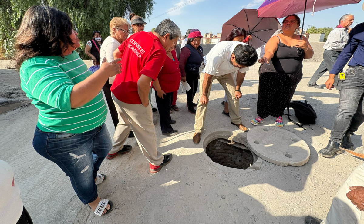 La frustración crece en Buenavista, Izcalli, tras meses sin agua y con riesgo de inundación. Foto: Arturo Contreras