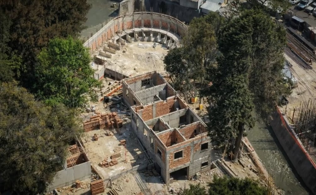 El proyecto es financiado por el consorcio constructor de la Línea 3 del Mexicable como parte de sus obras de mitigación ambiental y social. Foto Especial