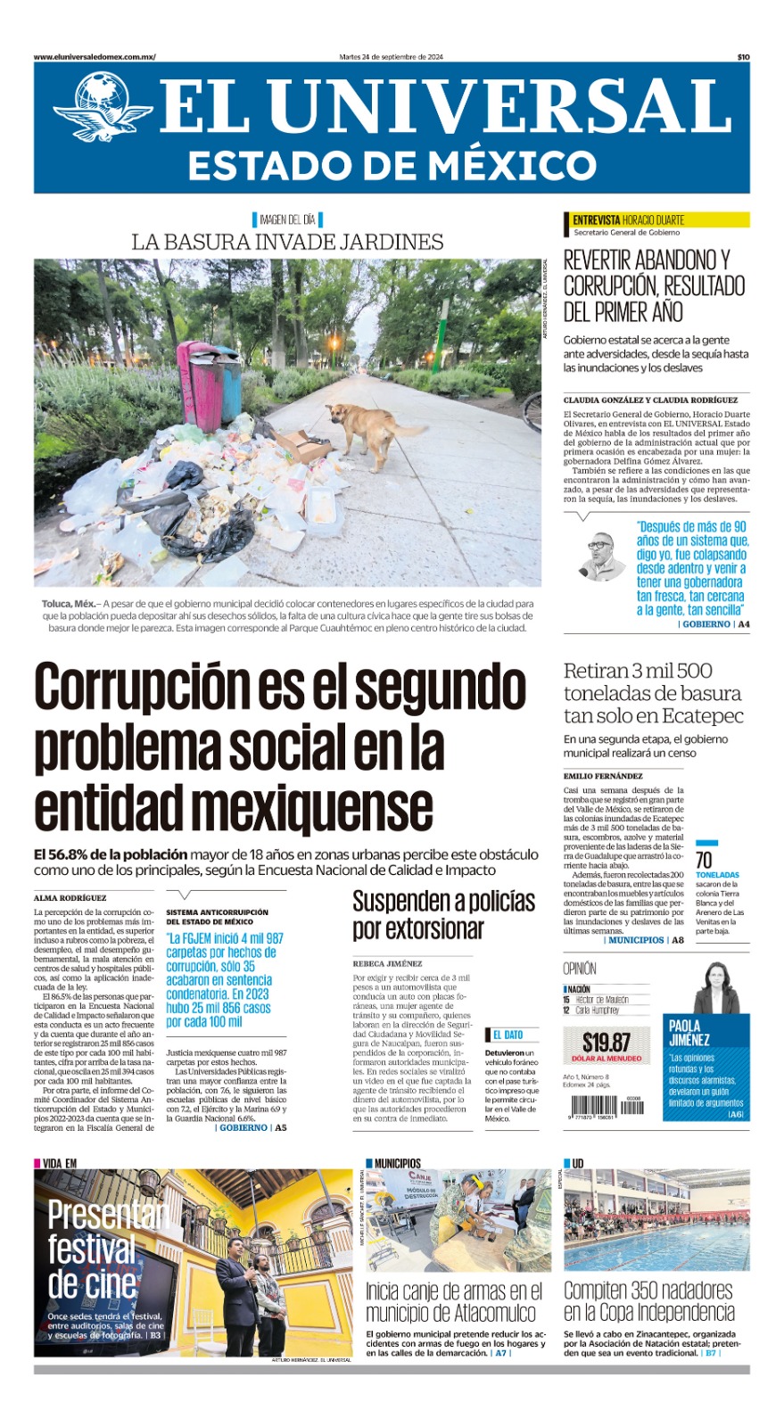 Portada 24 de septiembre 2024