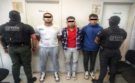 Detienen en Toluca a tres sujetos involucrados en robo de vehículos
