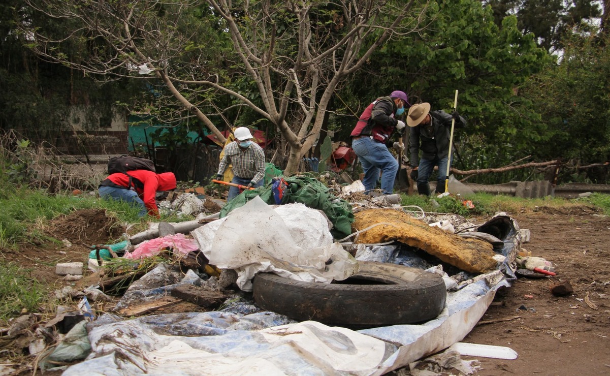 La limpieza de barrancas suma más de 6 mil toneladas de basura / Foto: Especial