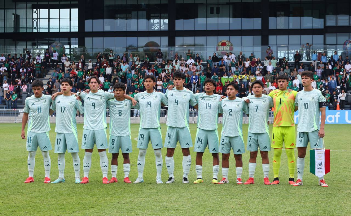 La unión y el esfuerzo en equipo fueron fundamentales para que la selección mexicana sub-17 lograra su boleto al Mundial de Qatar 2025. Foto: Especial