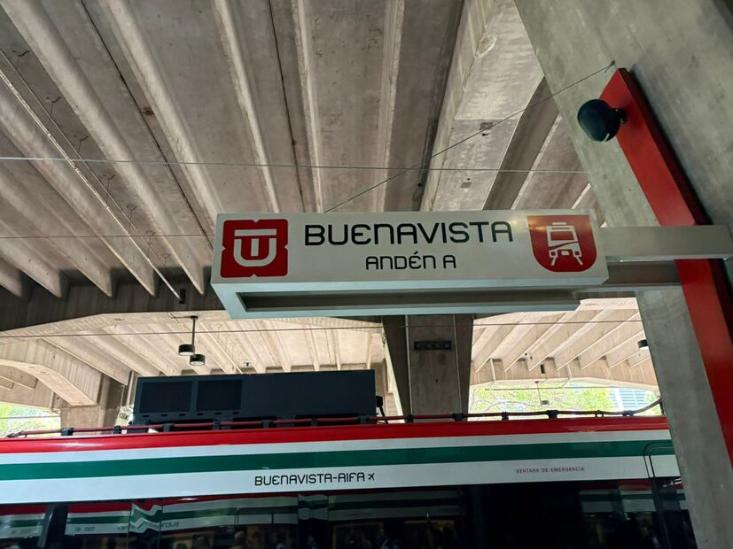 El trayecto total será de aproximadamente 45 minutos, desde Buenavista hasta el AIFA. Foto: Arturo Contreras