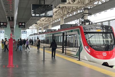 "El Insurgente" llega a Observatorio: El Tren Interurbano México-Toluca opera al 100%