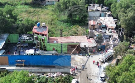 Evacúan a más de 200 personas tras incendio en gasera de Coacalco