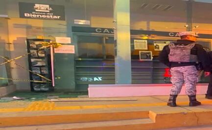 ¡Alarma en Toluca! Rompen cristales y cortan cámaras en intento de robo a Banco Bienestar