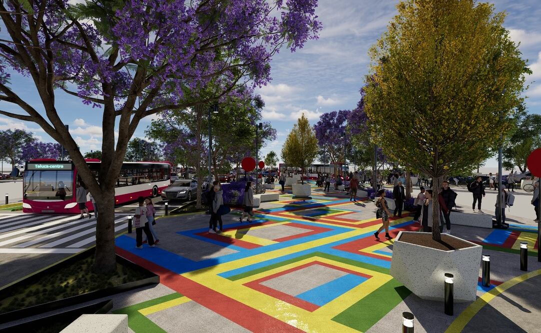 Con la redistribución vial que se realiza en el Boulevard Isidro Fabela, se da prioridad a la movilidad urbana. Foto: Especial.