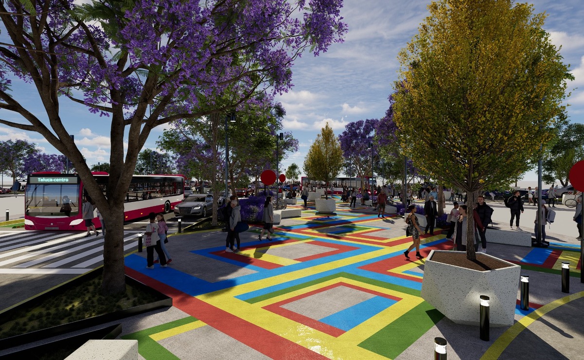 Con la redistribución vial que se realiza en el Boulevard Isidro Fabela, se da prioridad a la movilidad urbana. Foto: Especial.