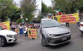Rechazan instalación de parquímetros en Zona Azul de Naucalpan; vecinos protestan en Circuito Circunvalación
