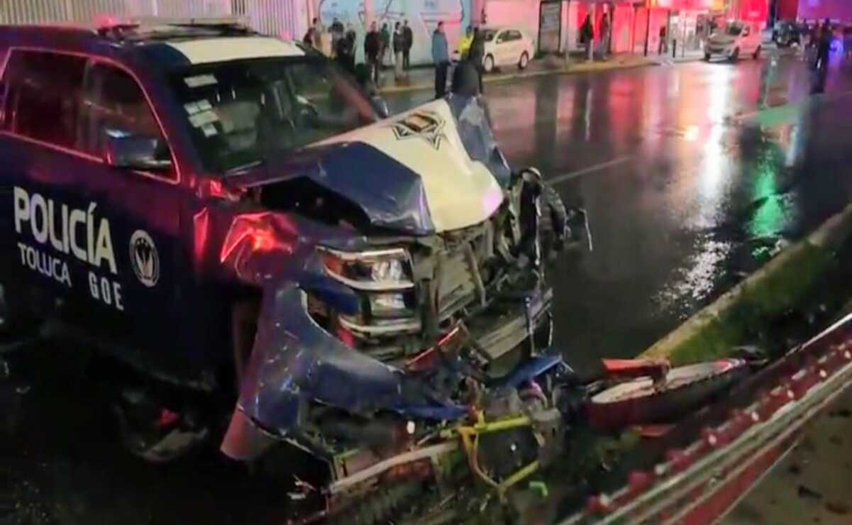 Policía de Toluca involucrado en accidente es separado del cargo y consignado a FGJEM: Ricardo Moreno 