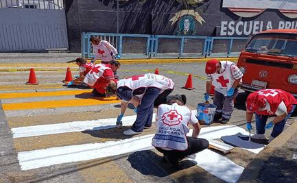 Cruz Roja lleva seguridad vial a escuelas del Edomex