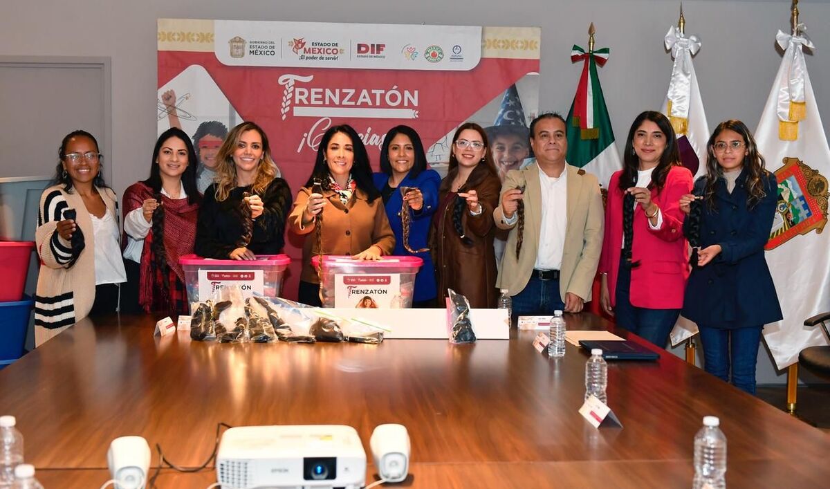 Trenzatón 2025: mil 630 Trenzas serán convertidas en pelucas para pacientes oncológicos de Edomex