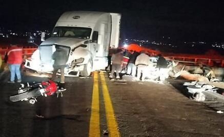 Múltiple choque en Acambay deja varios heridos, uno en estado de gravedad