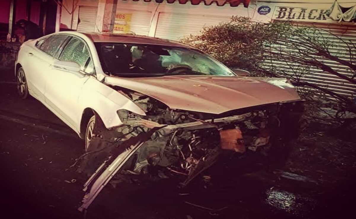 Accidente en el centro de Toluca deja cinco jóvenes heridos